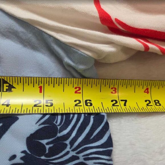 Plus 2X Maeve x Anthropologie Paz contrast button down shirt blouse red blue - Picture 8 of 10